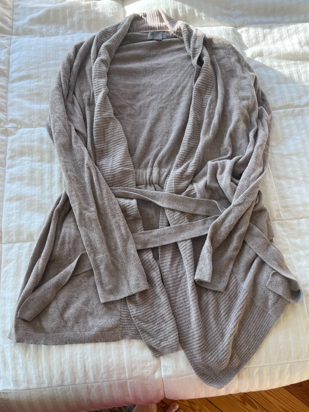Barefoot Dreams Cozy Chic Ultra Lite Belted Wrap Cardigan